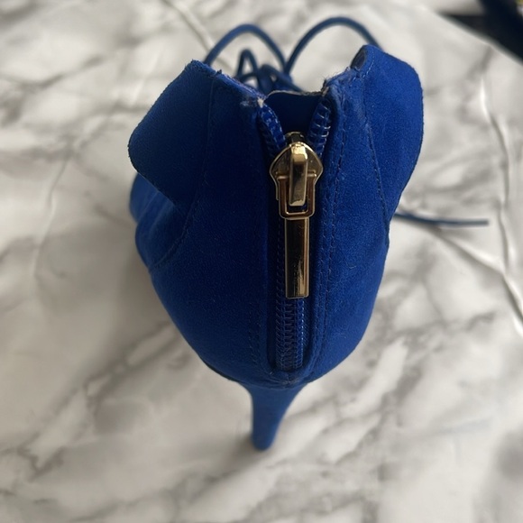 Madden Girl Women's Raceyyy Ghillie Dress Heels Blue Size 7 M - Picture 5 of 12